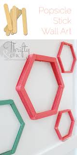 Popsicle Stick Honeycomb Wall Art Stick Wall Art Popsicle Stick Crafts Popsicle Crafts