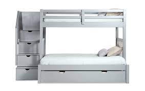 Maybe you would like to learn more about one of these? Keystone Stairway Twin Full Gray Bunk Bed With Storage Trundle Unit Bob S Discount Furniture