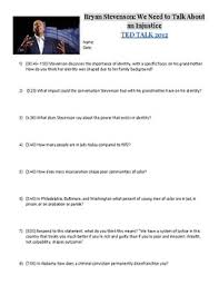 Bryan stevenson ted talk