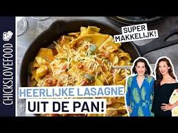 Lasagne Uit De Koekenpan Video Chickslovefood Lasagne Voedsel Ideeen Vislasagne