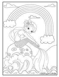 Fee ausmalbilder feen und meerjungfrauen. Tolle Malvorlage Meerjungfrau Kostenlose Ausmalbilder