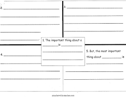 Four Square Writing Templates The Important Book Writing Templates Four Square Writing