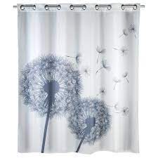 Wenko Astera Flex Anti Mildew Shower Curtain Polyester 22493218 The Home Depot Modern Shower Curtains Shower Curtain Shower Curtain Sets