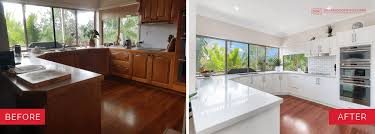 You might not be able to do a full kitchen. See Our Work Dream Doors Kitchen Franchise Australia