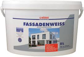 Doch viele farben enthalten kritische oder sogar verbotene chemikalien, die zum beispiel allergien auslösen können. Wilckens 5l Fassadenweiss Weiss Wandfarbe Real De