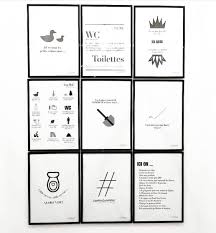 Lot 10 Affiches Wc W Charl0tte Wc Design Vises Messages