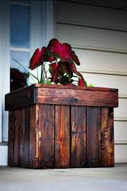Have you seen the cute wooden planter boxes all over. Planter Box From Pallets 14 Steps With Pictures Instructables