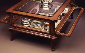 Check out this curated list of top 10 coffee table sets 2019. Classic Coffee Table For Center Hall With Showcase In Walnut Idfdesign