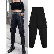 Shop cargo pants for women in black, white, camo and camel. Korean Cargo Jogger Pants For Women 5516 Shopee Philippines