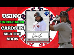 Jul 26, 2021 · 1992 topps #156 manny ramirez rookie card. Using Unreleased Red Sox Legends Manny Ramirez Will These Cards Be In Mlb The Show 21 Youtube