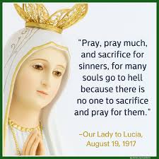 Our Lady of Fatima anniversary