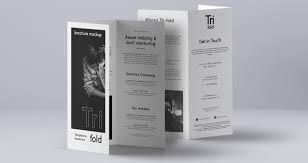 This mockup is a great way to display you brochure design from both sides: Psd Tri Fold Mockup Us A4 Vol3 Psd Mock Up Templates Pixeden