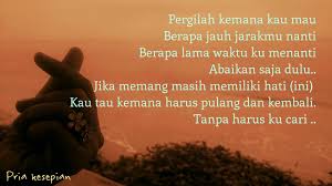 Sendiri membuatku tersadar betapa tak berartinya hidupku tanpamu. Pria Kesepian Gambar Facebook