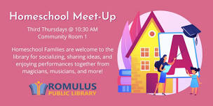 Homeschool Meet-Up at Romulus Public Library