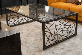 Bold and modern, this contemporary natalia coffee table will bring any space up to date. Art Deco Coffee Table Zaza Mantellassi 1926 Steel Crystal Steel Base