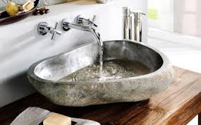 river stone sinks natural stone wash
