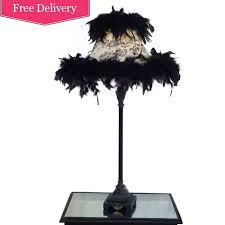 You'll find everything you need here to give a new look to every room in your home. Large Boudoir Black Feather Toile Table Lamp Beau Decor Lamp Table Lamp Decor