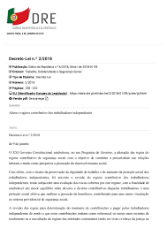 Over 100,000 english translations of portuguese words and phrases. Decreto Lei 2 2018 2018 01 09 Dre