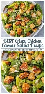 Crispy Chicken Caesar Salad Recipe Chicken Caesar Salad Recipe Crispy Chicken Caesar Salad Recipe Crispy Chicken