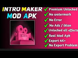 Intro maker is an application that helps you create intro and outro videos entirely simply because many elements are already made available to users. Intro Maker Mod Apk Vip Unlocked Youtube