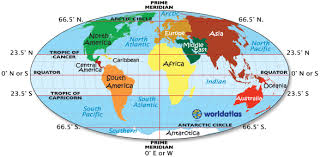 Tropic of capricorn passes through which countries brazil, paraguay, argentina, chile, french polynesia, tonga, coral sea islands territory, namibia, south africa, botswana, mozambique, madagascar, australia. Equator Map Tropic Of Cancer Map Tropic Of Capricorn Map Prime Meridian