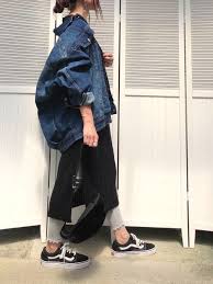 moyooonn grlのデニムジャケットを使ったコーディネート wear ファッション ストリートファッション ファッションコーディネート