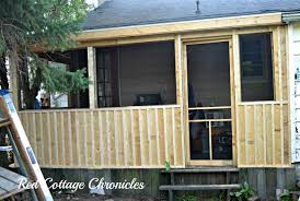 Basics of screening in a porch. Screen Porch Progress Red Cottage Chronicles