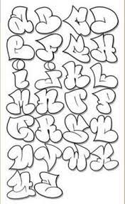 Graffiti modern art font, decorative letters on the background. Gangster Graffiti Alphabet Google Search Abecedarios De Graffitis Tipos De Letras Tipos De Letras Graffiti