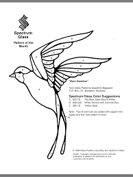 Printable Birds On A Wire Stained Glass Pattern Barn Swallow Stained Glass Birds Stained Glass Patterns Stained Glass