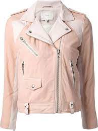 921 Iro Biker Jacket Pink Biker Jacket Iro Leather Jacket Pink Leather Jacket