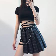 K Pop Star Outfit Sd00125 Fashion Outfits Pleated Skirt Short Edgy Outfits
