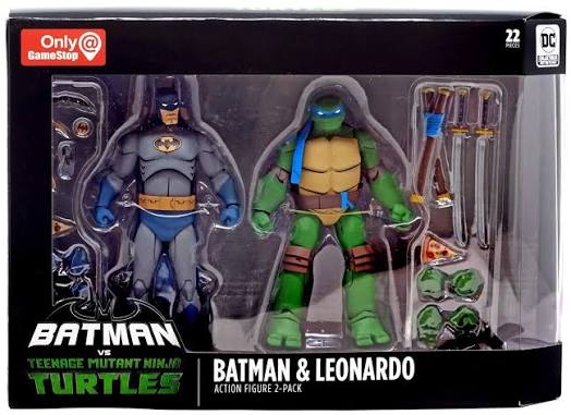 Amazon.com: DC Collectibles Batman VS TMNT - Batman & Leonardo : Toys &  Games