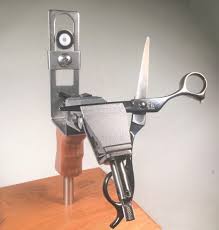 Knife sharpeners are nice to have in the home for the sheer fact that they can sharpen a wide variety of blades. Kme Scissor Sharpener
