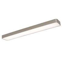 AFX Bailey 46" LED Linear Flush Mount - Satin Nickel Finish ...