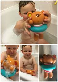 Our bath time range has everything you need to make newborn, baby & toddler bathing easy and fun! Little Splashers Swimmer Teddy Bath Toy Pop Up Teddy Shower Buddy My Crazy Family Story