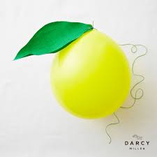 Balloon Lemon Tree Darcy Miller Designs Balloons Yellow Balloons Yellow Tissue Paper