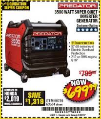 But i don't know if i would buy generator from harbor freighr. Harbor Freight 3500 Watt Inverter Generator Online Discount Shop For Electronics Apparel Toys Books Games Computers Shoes Jewelry Watches Baby Products Sports Outdoors Office Products Bed Bath Furniture Tools