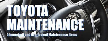 The service technicians have access to the latest diagnostic systems for toyota vehicles and the finest equipment to service your. The 5 Most Important Toyota Maintenance Items For Owners Highline Car Care