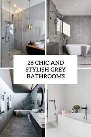 Everyone wants to be surround of comfortable and cozy space, which reflects our essence. 26 Chic And Stylish Grey Bathrooms Shelterness