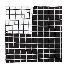 Black And White Grid Throw Blanket Blanket Reversible Grid Modern Burlap Reversible Blanket Modern Life