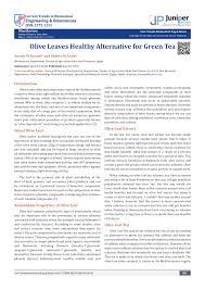 I'm the mom of two beautiful little girls and wife to my awesome husband, lucius. Pdf Olive Leaves Healthy Alternative For Green Tea