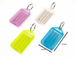 Key Anneau Tag 50mm X 30mm + Address Label Split Pack Of 200 ...
