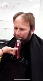 10-year-old Brody Bell breaks school shave rules to show support for his  dad