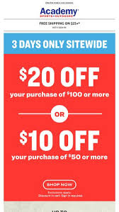 May 19, 2020 · academy credit card customers can make a payment online or over the phone. 3 Days Only Save 20 Off 100 Purchase Online Academy Sports Email Archive
