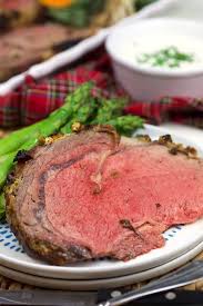 This herb and dijon wet rub creates a flavorful crust over the prime rib as it cooks and is perfect whether you bake, grill, rotisserie, or smoke the roast. Herb Crusted Standing Prime Rib Roast The Suburban Soapbox