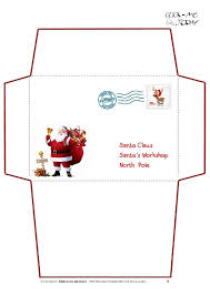 68_envelope for letter to santa_santa on the roof. Santa Letter Envelope Template Lewisburg District Umc