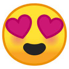 Smiling Face With Heart Eyes On Google Android 8 1 Emoji Eyes Emoji Heart Eyes