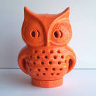 Ceramic Owl Candle Holder - Bombay Company