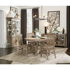 And unlike many pedestal tables out there, it can seat up to six with plenty of legroom. Tinley Park 60 Inch Round Dining Room Set Magnussen Furniture Cart