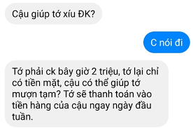 Hỏi vay tiền qua mạng xã hội